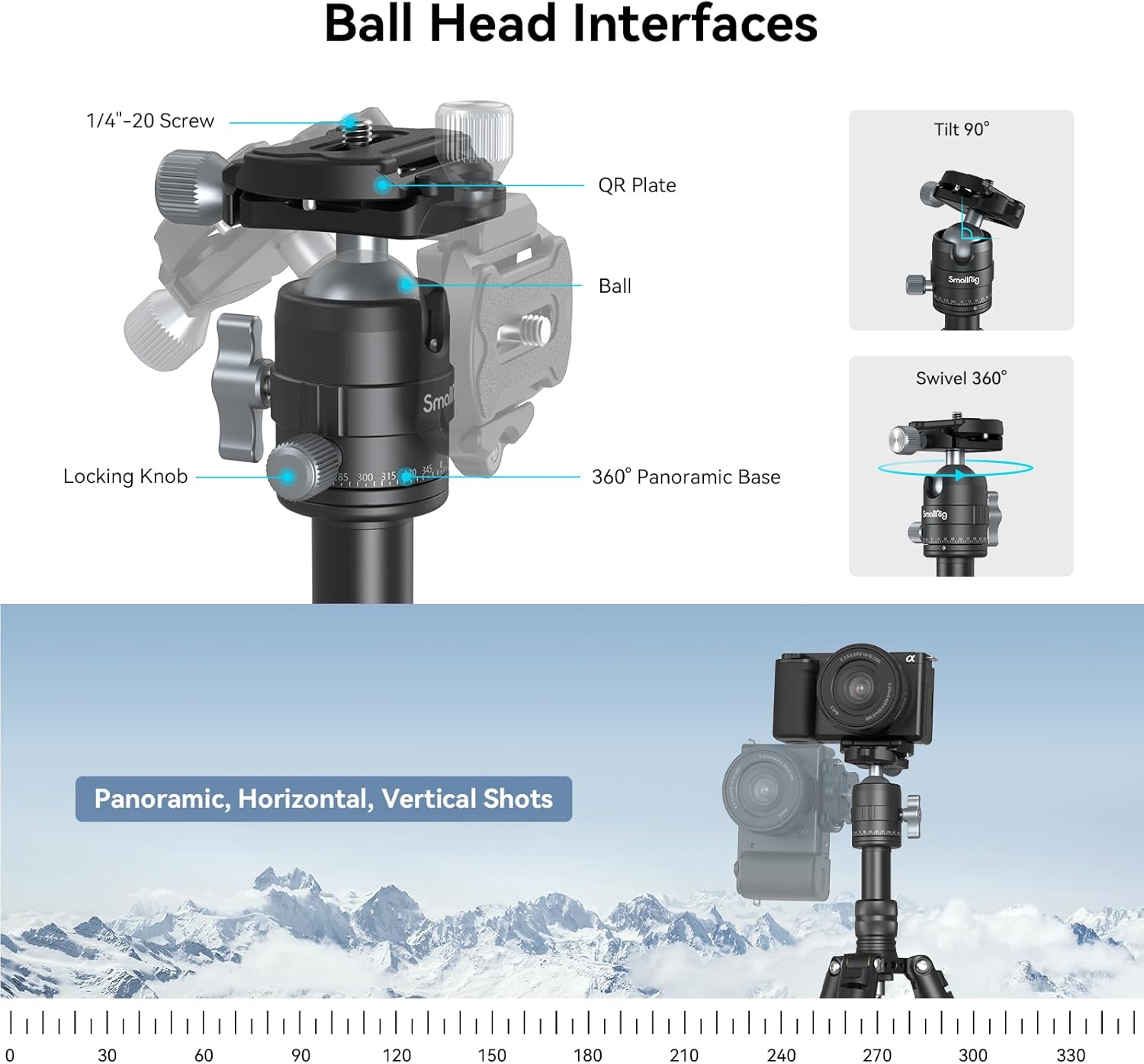 WIRSENS VT-20 Aluminum Mini Table Tripod – Compact. Durable. Exceptionally Stable.