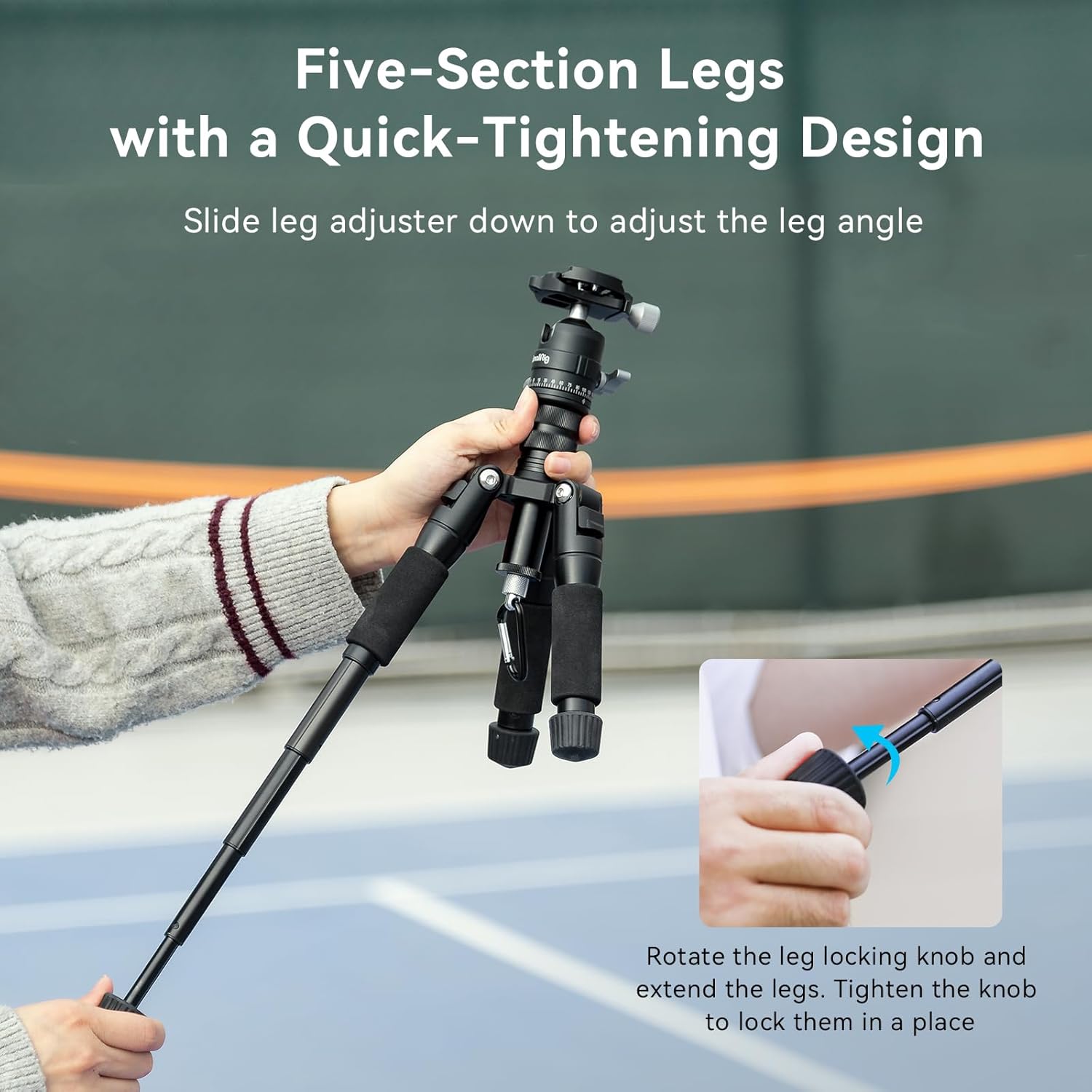 WIRSENS VT-20 Aluminum Mini Table Tripod – Compact. Durable. Exceptionally Stable.