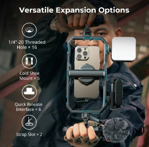 WIRSENS Universal Quick Release Phone Cage Complet Set
