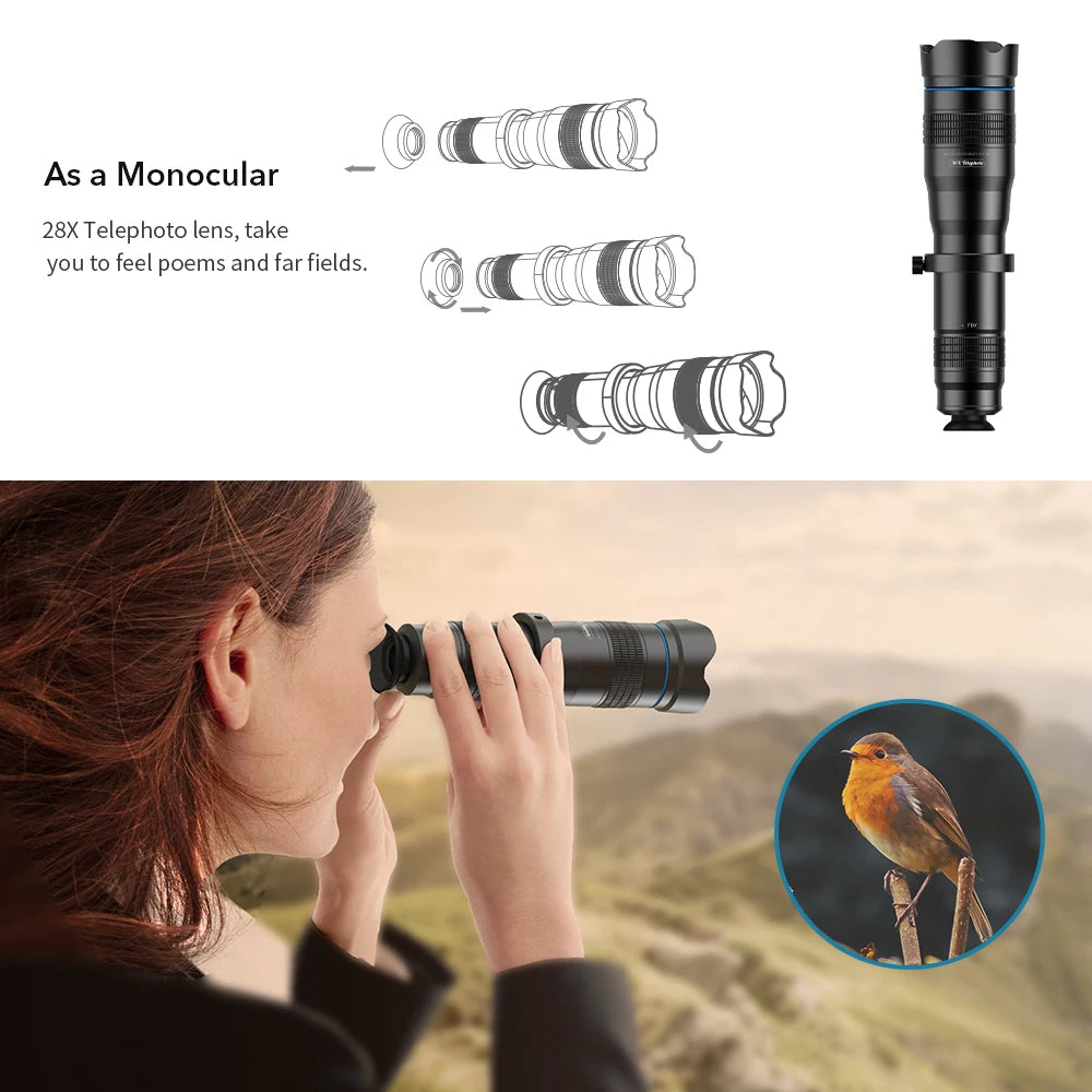 WIRSENS Optic phone camera lens HD