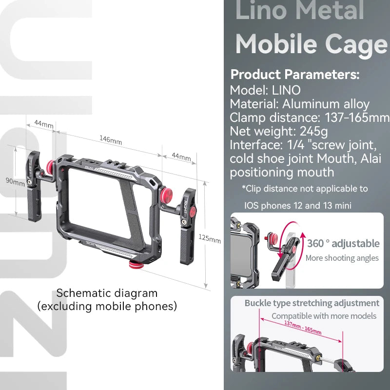 WIRSENS Lino Universal SmartPhone Cage