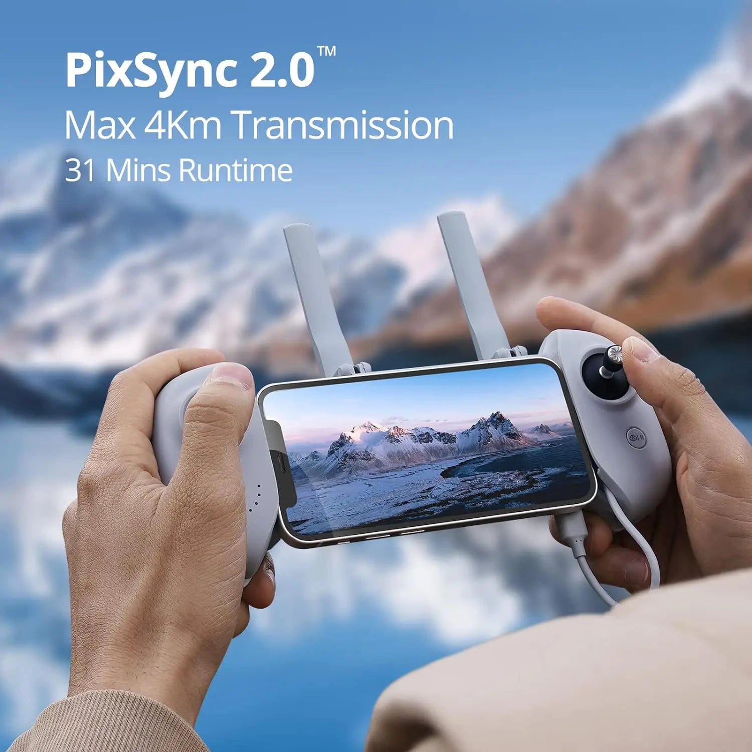 WIRSENS Potensic C0 Single Axis Gimbal 4K GPS Drones Professional Under