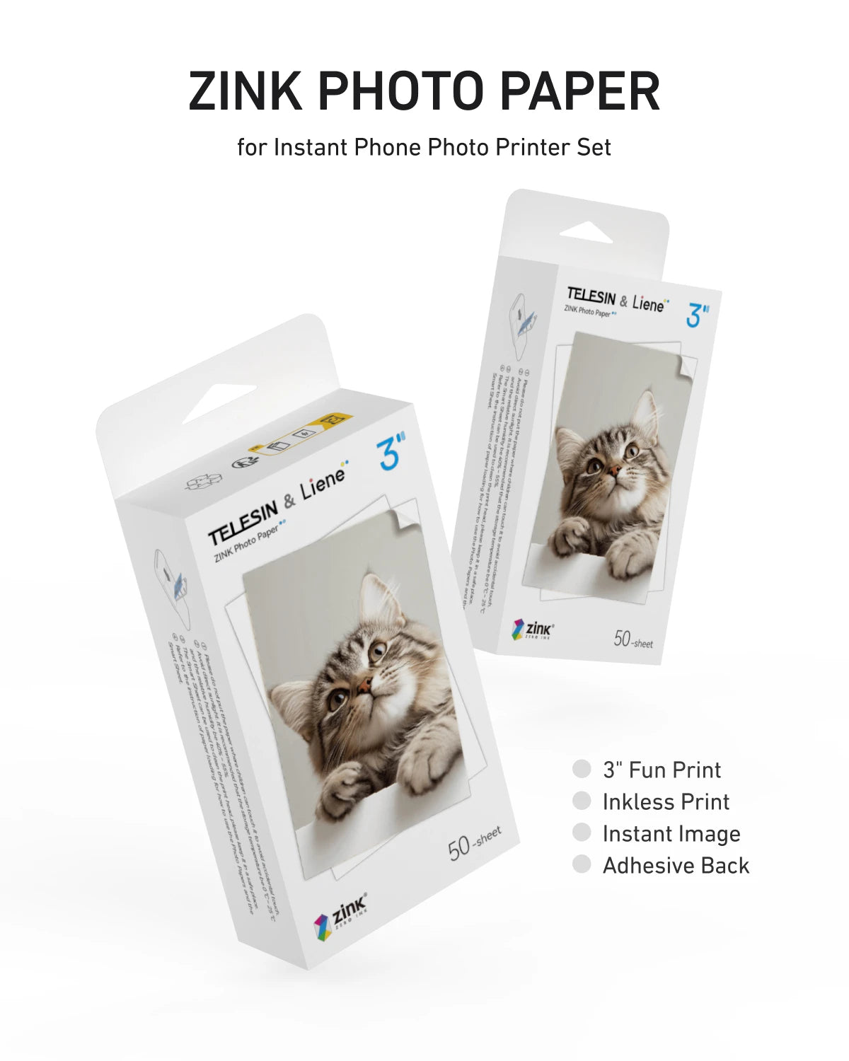 WIRSENS Liene Mini Photo Printer - Print Memories Instantly, Anytime, Anywhere