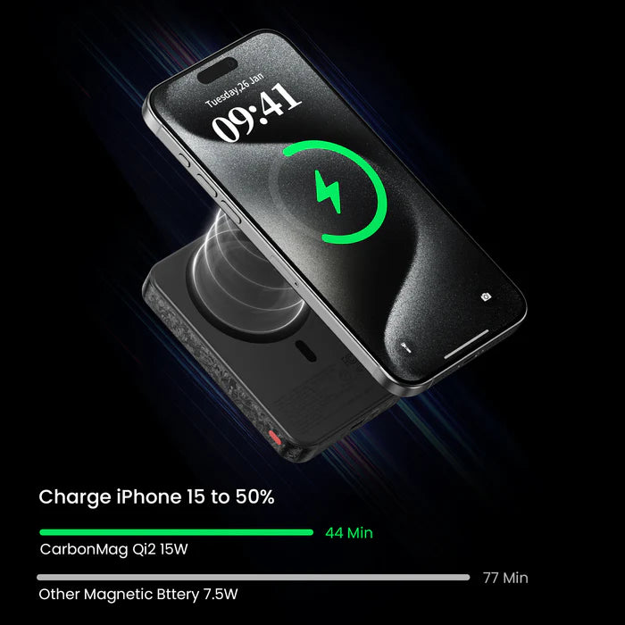 WIRSENS S10 Magnetic Power Bank - Sleek Power.