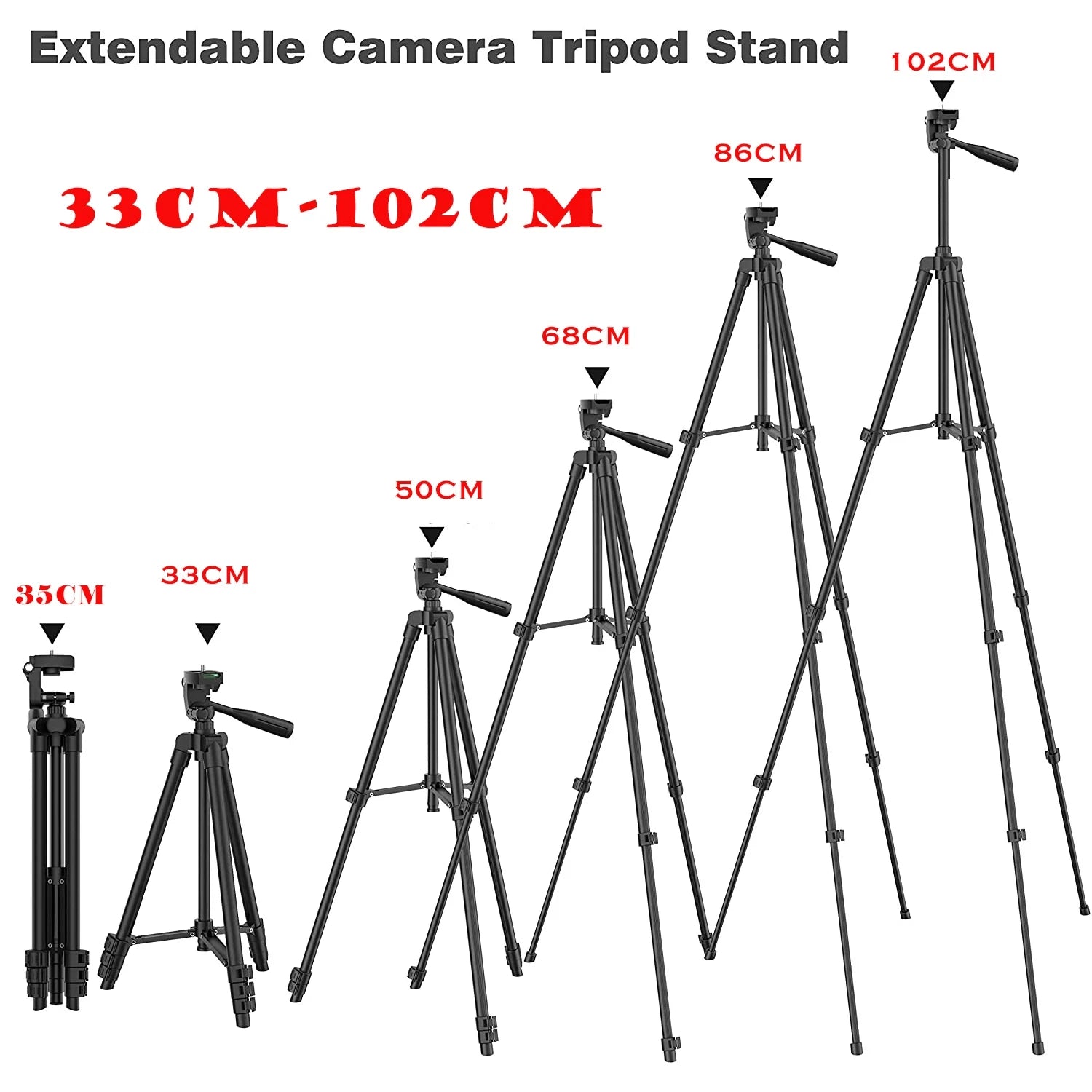 WIRSENS universal Smartphone Tripod – 100 cm + Bluetooth Remote
