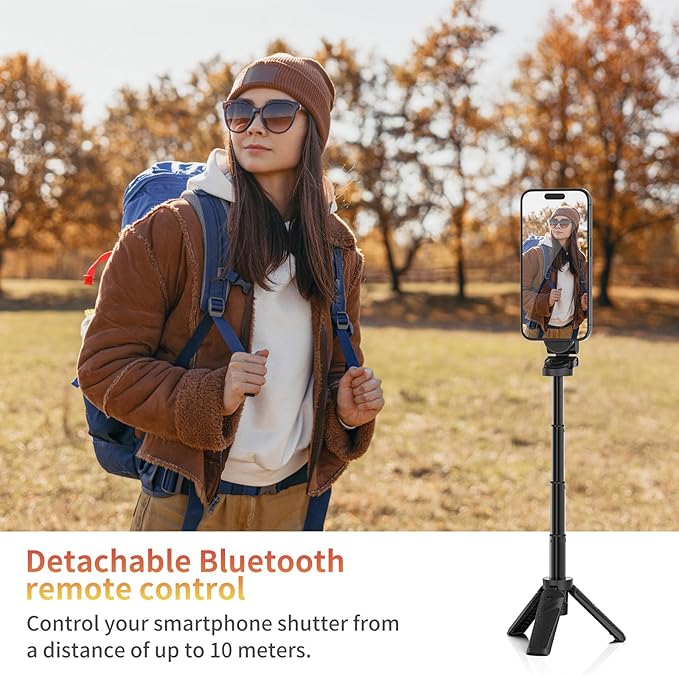 WIRSENS Magnetic Phone Tripod with Wireless Grip – Stability Meets Freedom
