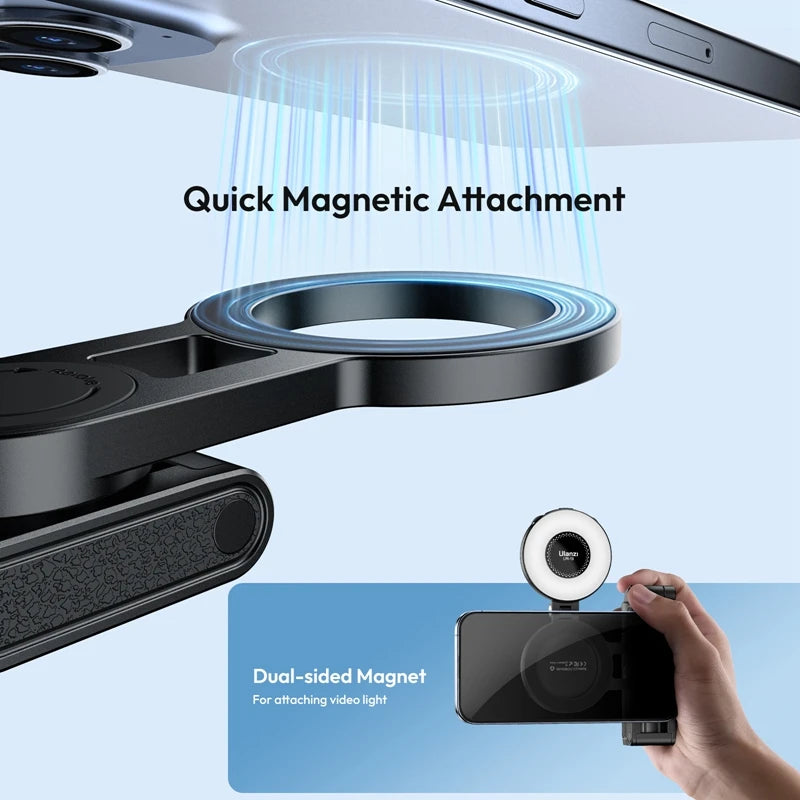 WIRSENS Magnetic Phone Tripod with Wireless Grip – Stability Meets Freedom