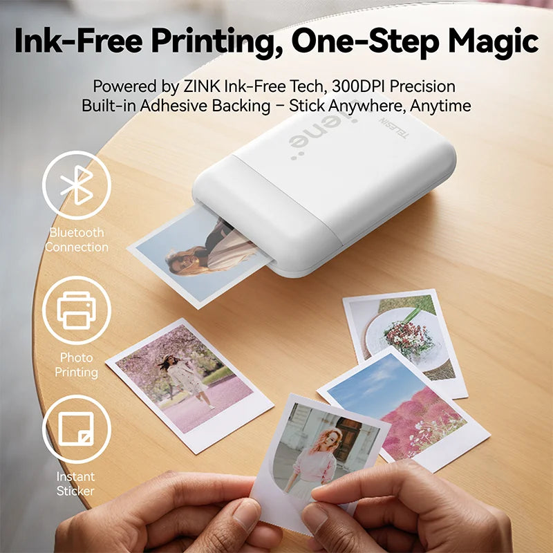 WIRSENS Liene Mini Photo Printer - Print Memories Instantly, Anytime, Anywhere