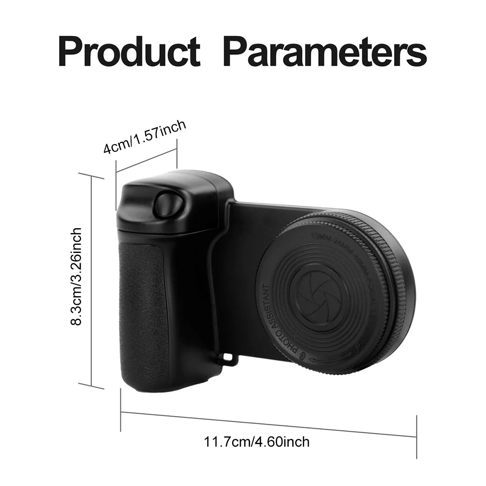 Wirsens Bluetooth Selfie Grip with Light & Mirror - Perfect Selfies