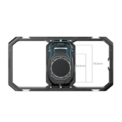 Wirsens All-in-One Smartphone Cage with 15W Active Cooling and USB-C Power