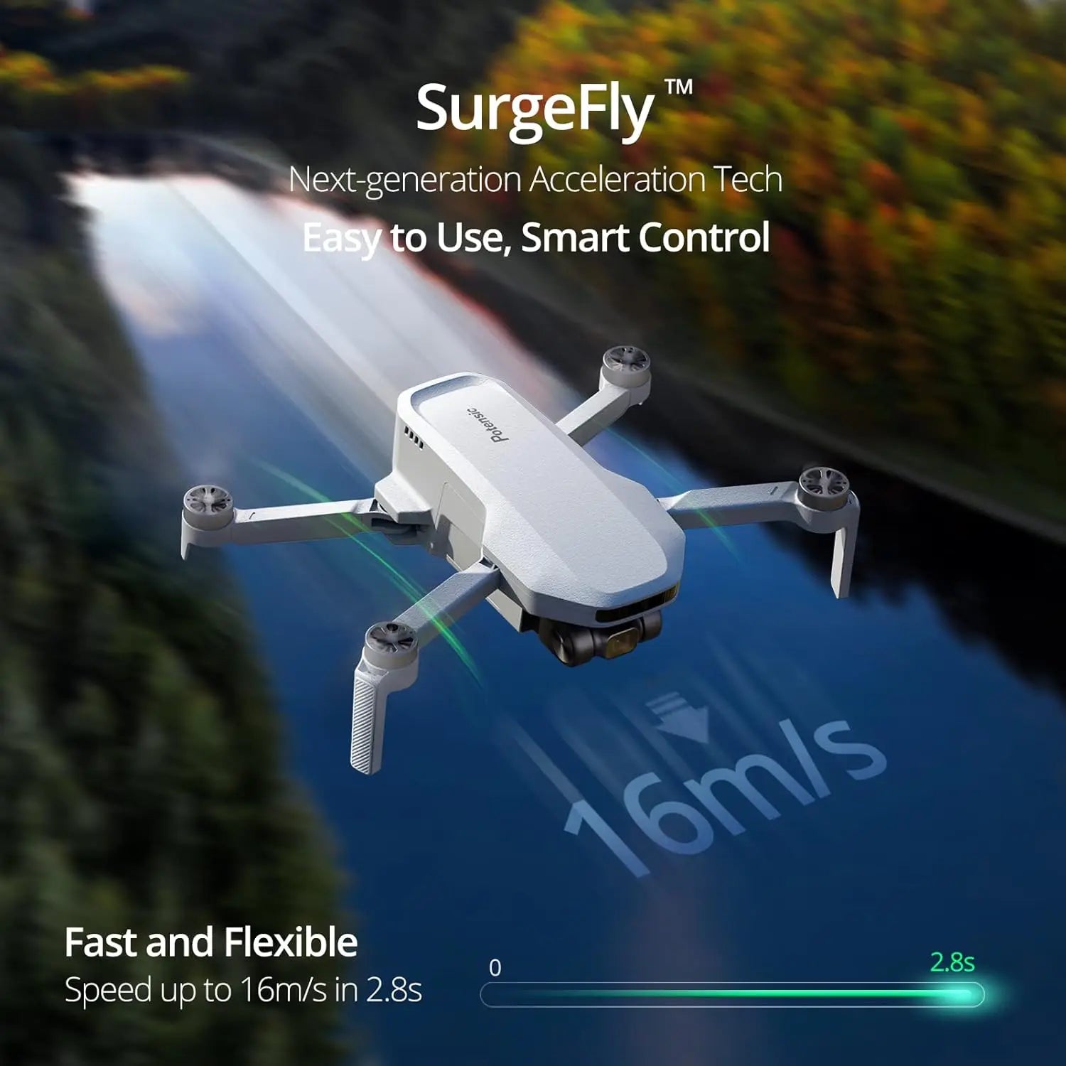 WIRSENS Potensic C0 Single Axis Gimbal 4K GPS Drones Professional Under