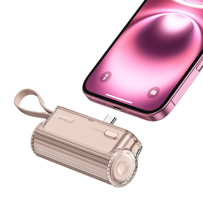 WIRSENS Flow Mini Power Bank – 5000mAh Pocket-Sized Power