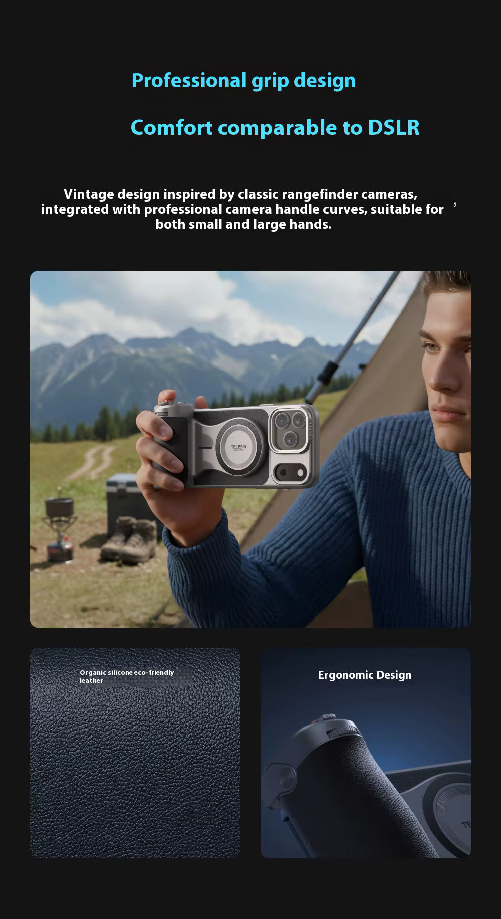 Master Grip – Magnetic Bluetooth Camera Handle for iPhone 17 Pro / Pro MaX
