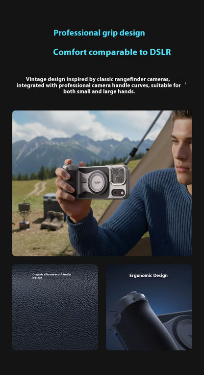Master Grip – Magnetic Bluetooth Camera Handle for iPhone 17 Pro / Pro MaX