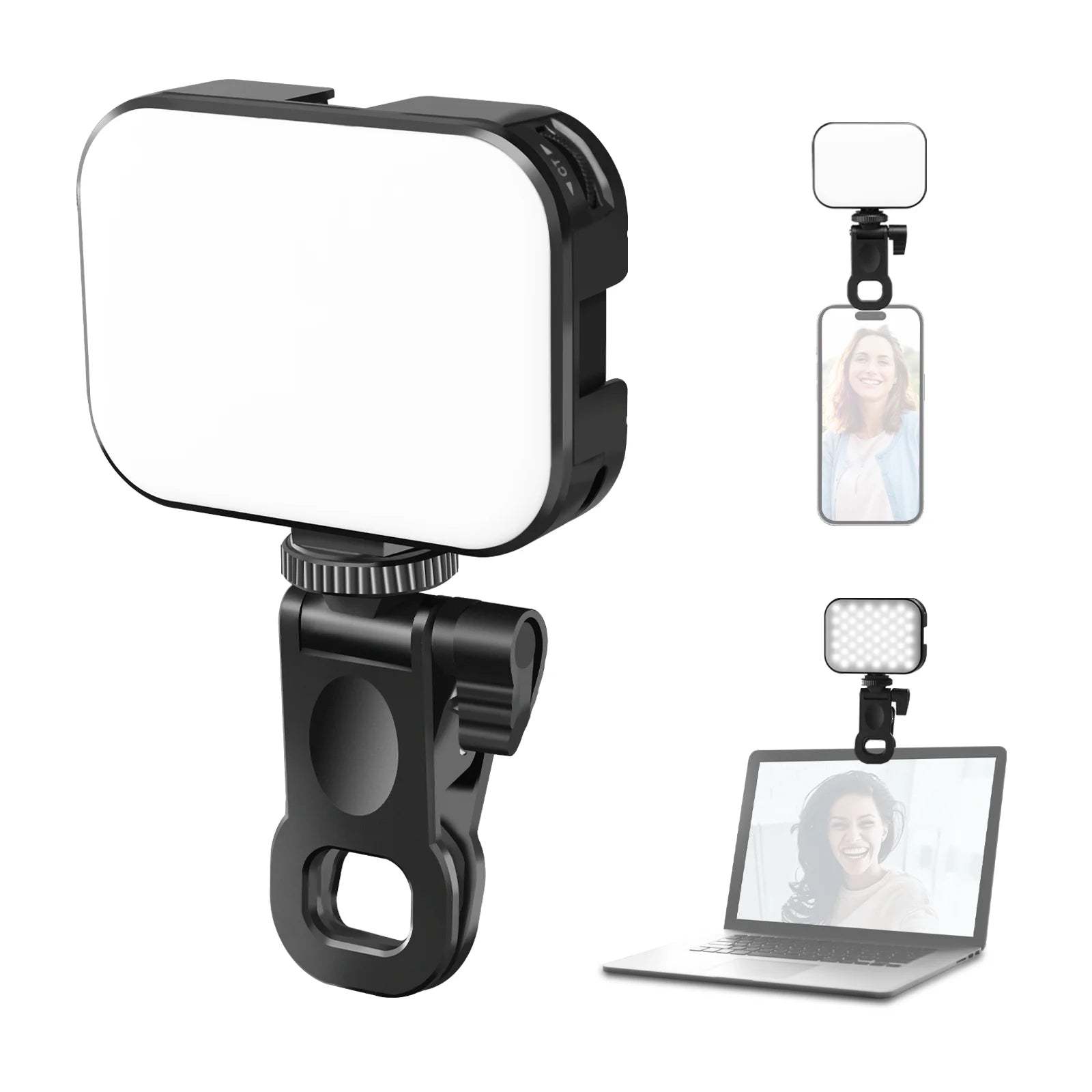 Wirsens LED Light – Professional Selfie & Video Lighting for Smartphone, Laptop, and Tablet (with Clip)