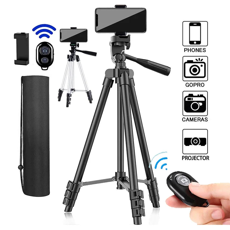 WIRSENS universal Smartphone Tripod – 100 cm + Bluetooth Remote