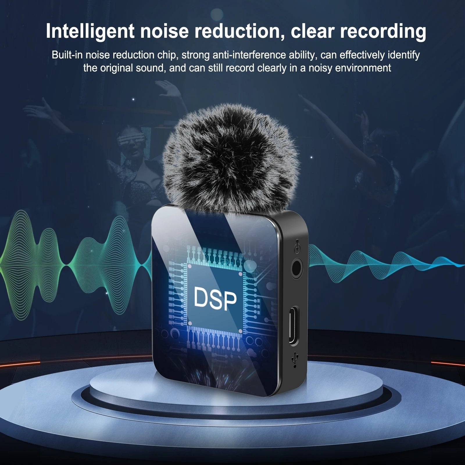 WIRSENS Live Broadcast Microphone – Crystal-Clear Audio for YouTube, Gaming & More