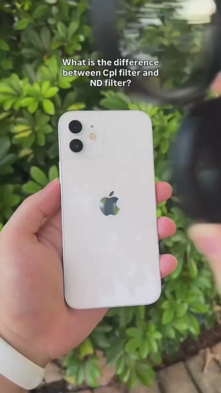 Load video: 52MM CPL Filter Kit – Universal Magnetic Polarizer for Smartphones